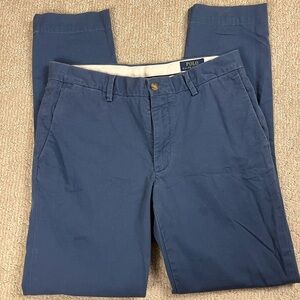Polo by Ralph Lauren Blue Chino Stretch Slim Fit Pants